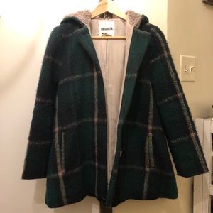 Bb Dakota hooded plaid jacket urban outfitters